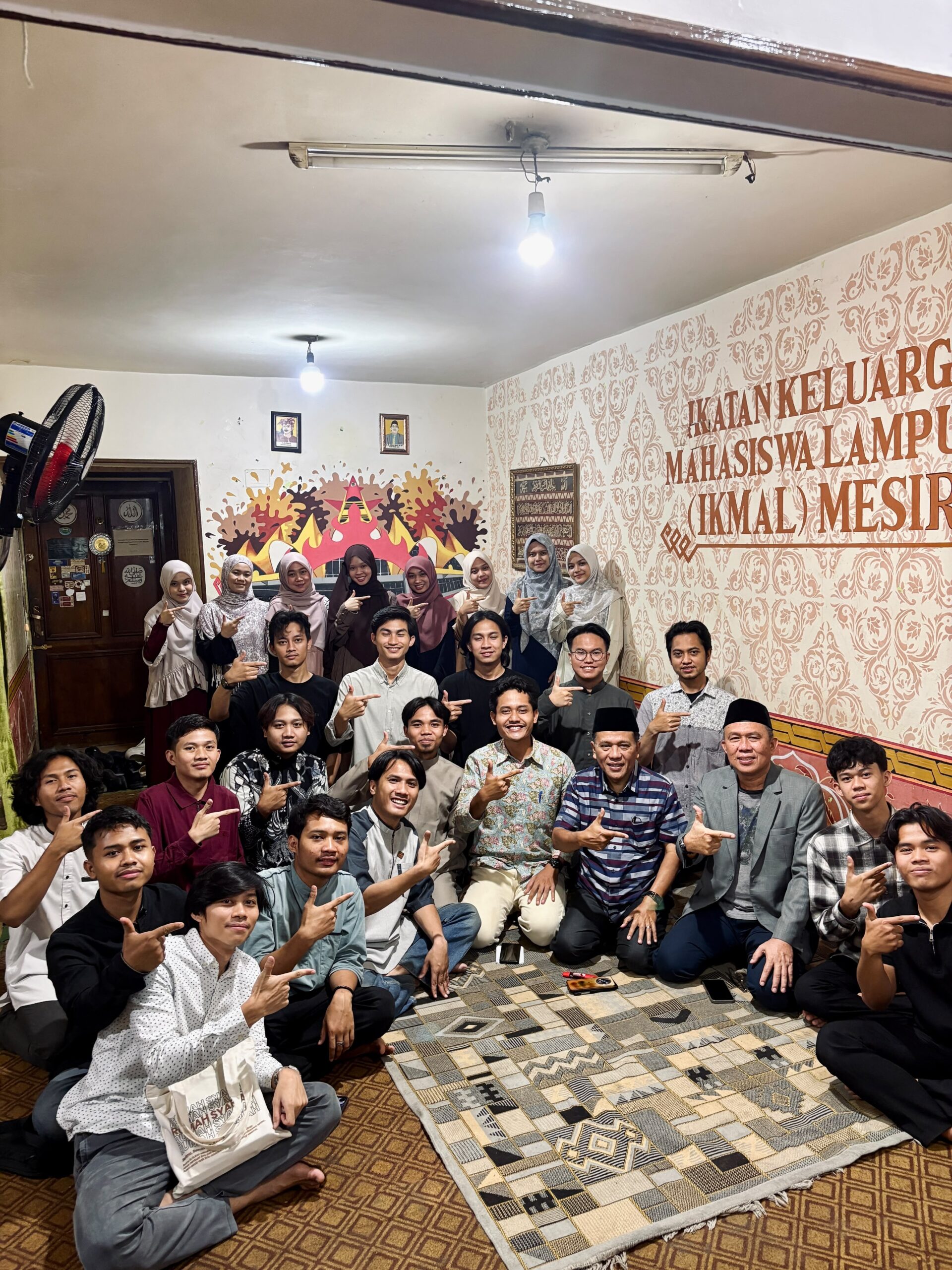Kunjungi Mahasiswa Lampung di Mesir, Tenaga Ahli Bupati Tangamus Serap Aspirasi Beasiswa dan Wisma IKMAL Mesir